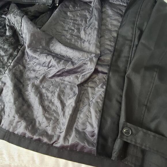 Kenneth Cole Reaction Utility raincoat black Size XL Matrix performance Classic - Picture 7 of 8